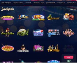 vegasplus jackpots
